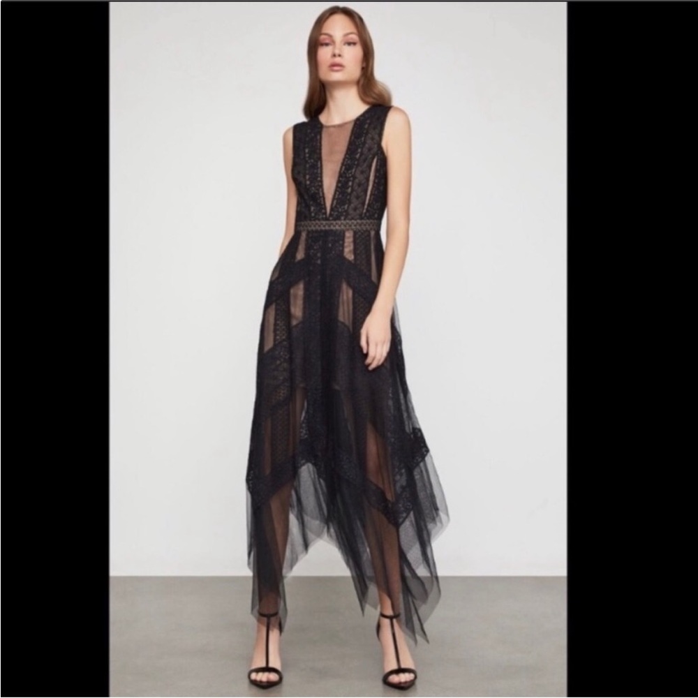 NWOT BCBGMaxazria Andi Handkerchief Dress